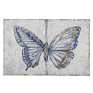 Blue Butterfly by Bassett Mirror