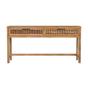 Pentak Console Table Brown by Bassett Mirror