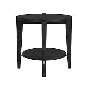 Whitfield Round End Table by Bassett Mirror
