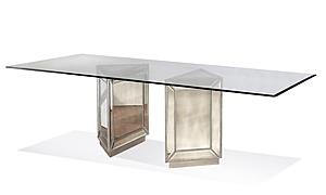 Murano Double Pedestal 96" Dining Table by Bassett Mirror