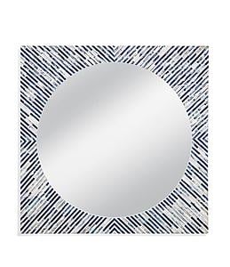 Sunburst Bone Wall Mirror by Bassett Mirror