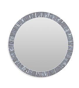 Radial Bone Wall Mirror by Bassett Mirror