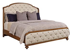 Berkshire California King Glendale Upholstered Shelter Bed by American Drew