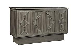 Brussels Queen Murphy Cabinet Bed Charcoal by Arason Furniture