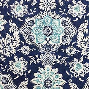 Blooms Indigo Futon Cover by CottonBelle