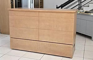 Kitsilano Cabinet Bed White by CabinetBed