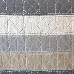 Soft Geometry Futon Cover by CottonBelle