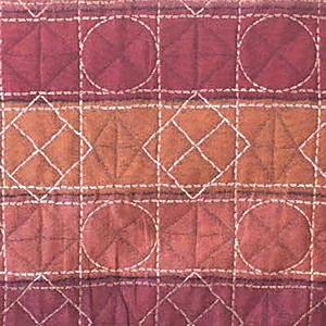 Warm Geometry Futon Cover by CottonBelle