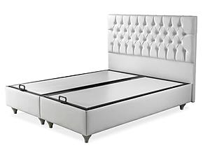 Casabed - Bed Frame - White by Casamode