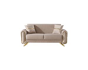 Escalade 67" Convertible Loveseat w/Storage - Beige by Casamode