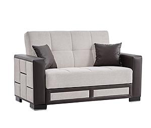 Loft 65" Wide Convertible Loveseat - Cream by Casamode