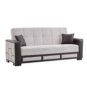 Loft 90" Wide Convertible Sofa - Cream by Casamode