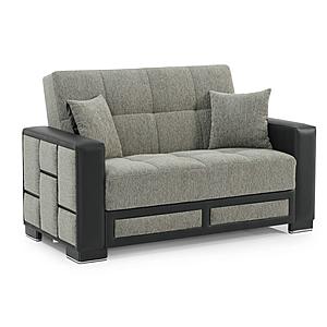 Loft 65" Wide Convertible Loveseat - Gray by Casamode
