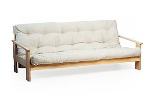 Dygn Futon Full Size Frame - Solid Beech Wood Hand Rub Natural Oil Finish by Comfort Pure