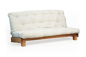 Elias Futon Frame - Solid Beech Wood Hand Rub Natural Oil Finish by Comfort Pure
