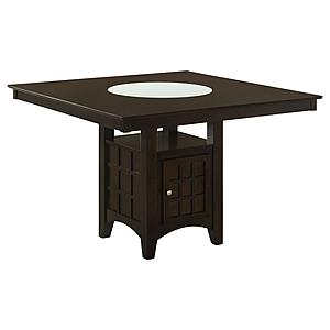 Gabriel 5-piece Square Counter Height Dining Set (Configuration 2) Cappuccino by Coaster
