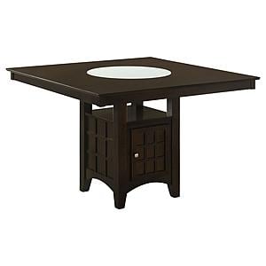 Gabriel 9-piece Square Counter Height Dining Set (Configuration 1) Cappuccino by Coaster