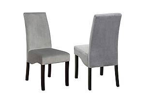 Stanton Upholstered Side Chairs Grey (Set of 2) by Coaster