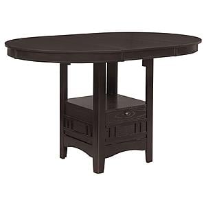 Lavon 5-piece Counter Height Dining Room Set Espresso and Black by Coaster