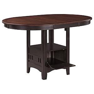 Lavon 5-piece Counter Height Dining Room Set Light Chestnut and Espresso by Coaster