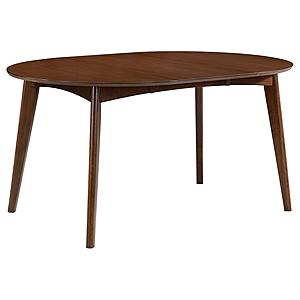 Jedda 5-piece Dining Room Set Dark Walnut and Black by Coaster