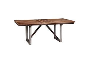 Spring Creek 5-piece Dining Room Set Natural Walnut and Chocolate Brown by Coaster