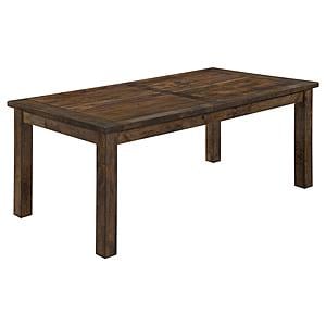 Coleman 7-piece Rectangular Dining Set (Configuration 3) Rustic Golden Brown by Coaster