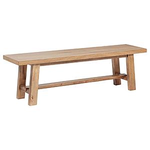 Middleton 60-inch Wood Backless Dining Bench Natural Brown by Coaster