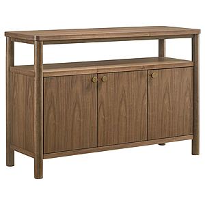 Crestmore 52-inch Dining Cabinet Sideboard Buffet Walnut by Coaster