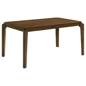 Almonte 59-inch Rectangular Wood Dining Table Dark Brown by Coaster