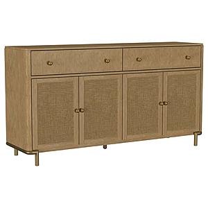Arini 2-Drawer Cane Door Dining Sideboard Server Sand Wash by Coaster