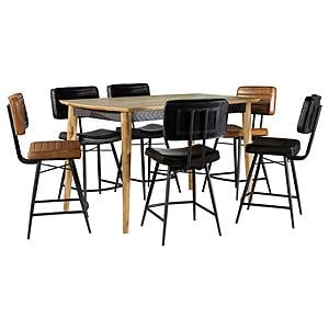 Partridge 7-piece Counter Dining Set Espresso and Camel by Coaster