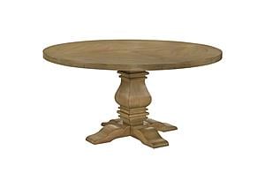 Florence 5-piece Round Dining Set Rustic Smoke and Beige by Coaster