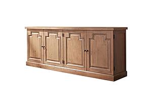 Florence 4-door Sideboard Rustic Smoke by Coaster