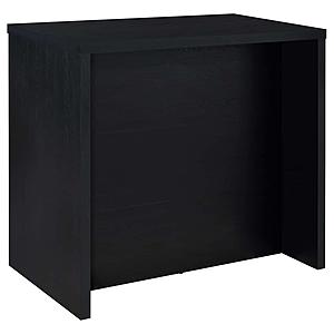 Topanga Engineered Wood Freestanding Home Bar Cabinet Black by Coaster