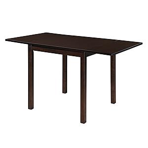 Kelso Rectangular Dining Table with Drop Leaf Cappuccino by Coaster
