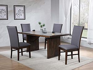 Sherwood 5-piece Rectangular Dining Table Set Brown by Coaster
