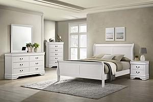 Louis Philippe 5-piece Queen Bedroom Set White by Coaster