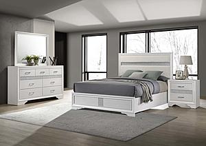 Miranda 4-piece Full Bedroom Set White by Coaster