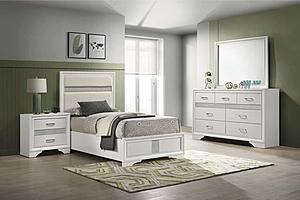 Miranda 4-piece Twin Bedroom Set White by Coaster