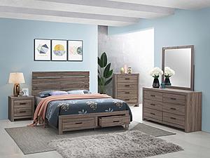 Brantford Storage Bedroom Set - Barrel Oak by Coaster