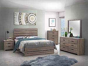 Brantford Panel Bedroom Set - Barrel Oak by Coaster