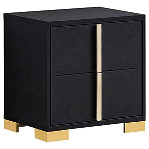 Marceline 2-drawer Nightstand Black by Coaster