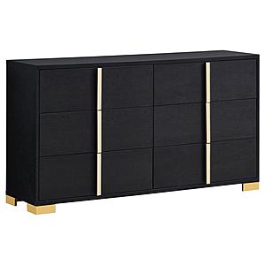 Marceline 6-drawer Dresser Black by Coaster
