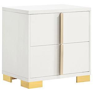 Marceline 2-drawer Nightstand White by Coaster
