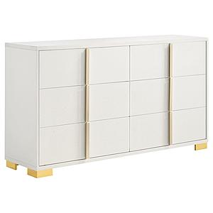 Marceline 6-drawer Dresser White by Coaster