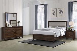 Welsley 4-piece Queen Bedroom Set Walnut by Coaster