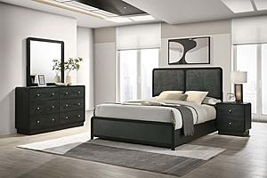 Cavelle 4-piece Queen Bedroom Set Black by Coaster