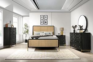 Arini 5-piece Queen Bedroom Set Black and Natural by Coaster
