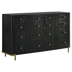 Arini 8-drawer Bedroom Dresser Black by Coaster